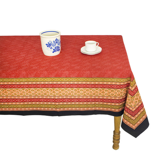 Calico Block Printed Set of Tablecloth