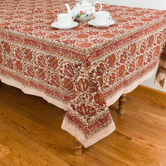 Veggie Natural Block Set of  Tablecloths